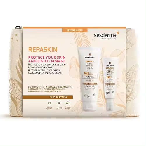 Sesderma Repaskin Pack Fluido Invisible + Fluido Ligero Cuerpo - 1