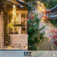 Luces Solares De Hiedra Para Árbol Y Ramas 100/200LEDs Impermeables Para Exteriores Navidad Fiesta Boda Con Cable De Cobre - details 1