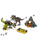 Bloques De Construcción Serie Jurassic T-Rex Vs Mecha Dinosaurio Juguete De Dinosaurio Artesanal Para Niños Regalos De Vacaciones - details 4