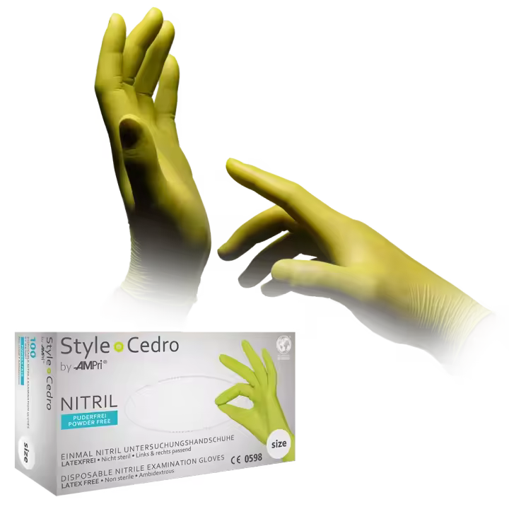Guantes de nitrilo,sin polvo, Style by AMpri LIQUIDACION STOCK CADUCIDAD 04/2025 - 1