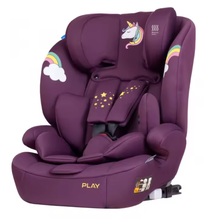 Silla de auto Play ONE I-SIZE FANTASY, ideal para niños de 76 a 135 cm, con sistema de sujeción I-SIZE y diseño ergonómico para mayor comodidad. - 1
