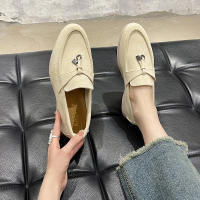 Zapatos De Mujer Estilo Británico Planos Con Cordones De Primavera Y Otoño Talla Grande Suela Suave Comodidad Para Trabajar - details 9