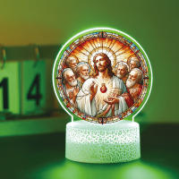 Lámpara Nocturna LED De Jesus Para Decoración De Habitación USB Regalo De Navidad Luz De Regalo Para Fiesta De Año Nuevo - details 1