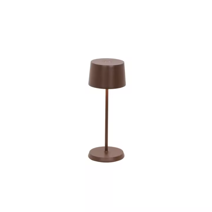Lámpara de Mesa LED recargable y regulable Azafrán OLIVIA PRO MICRO Corten - 1