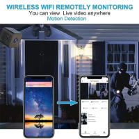Cámara Mini Wireless WiFi Monitor Remoto Vida Útil De La Batería Super Larga Cámara IP Para Hogar Tiny No Necesita Enchufe - details 2