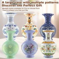 Vaso De Flores En Puzzzle De Porcelana Diseño 3D DIY Juguete Educativo Decoración De Casa Regalo Cálido Para Adultos - details 4