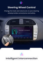 Junsun AI Voice Car Radio Stereo For Fiat Bravo 2007 2008 2009 2010-2012 Car Auto Radio Built-In Wireless Carplay & Android Auto Automotive Multimedia Touch Screen 360 camera Car Intelligent Systems With GPS Navigation - details 12