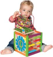 Cubo de Psicomotricidad Infantil de Madera | Juguete Educativo y Divertido | Actividades de Aprendizaje y Desarrollo Motor | Marca - details 2
