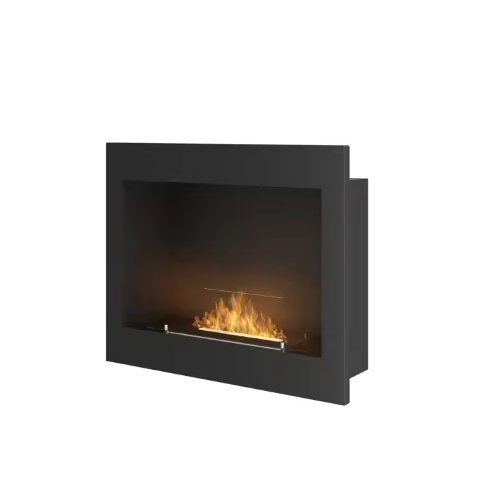 SimpleFire Corner 600 Izquierda con Vidrio Chimenea de Bioetanol empotrada - 1