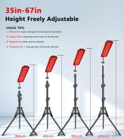 Lámpara De Luz Roja LED Con Infrarrojo Para Cuidado De La Salud Y Belleza Terapia De Luz Para El Cuerpo Completo Y Rostro Alivio De Dolor Muscular Articular Rejuvenecimiento De Piel - details 7