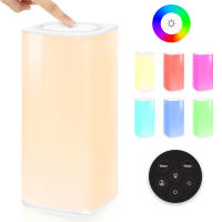 Luz Nocturna Cambiante De Color Al Tocar Con Control Remoto Luz De Escritorio Dimmable Con Apagado Por Tiempo USB Recargable Para Dormitorio - details 0