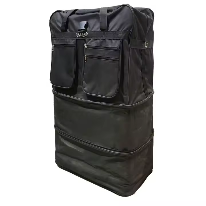 Mi CARROS Bolsa de viaje Universal con ruedas, bolso de viaje plegable de gran capacidad, impermeable, almacenamiento de equipaje 90*50*35 CM - 1