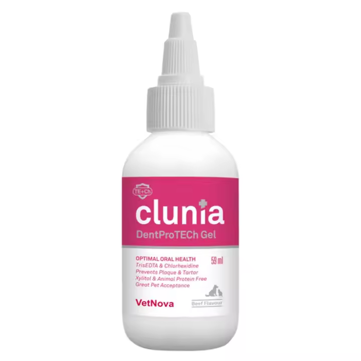 CLUNIA DentProTECh Gel 59 ml gel cuidado bucodental para perros y gatos Vetnova - 1