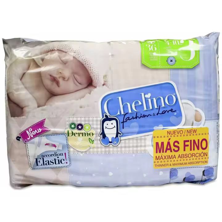 Chelino Fashion&Love. Talla 3 4 - 10 Kg, 36 Uds - 1