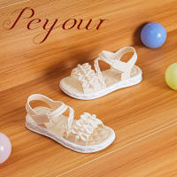 Sandalias De Tobillo Abierto Para Niñas De Color Sólido Y Tendencia, Transpirables Ligeros Y Resistentes Al Desgaste Para Todas Las Estaciones - details 12