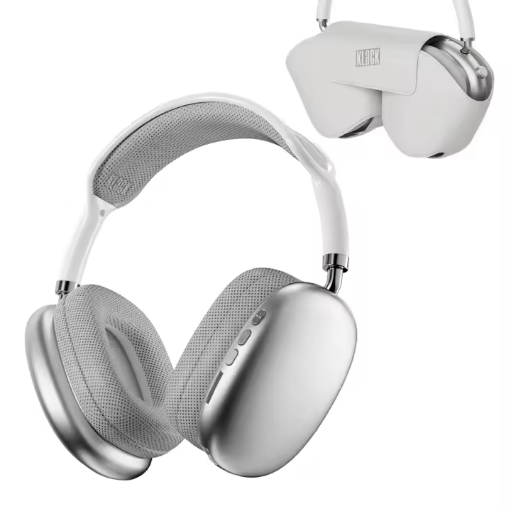 Auriculares Bluetooth de Diadema con Funda PRO MAX, Auriculares inalámtricos Premium con Funda protectora y reducción de sonido - 1