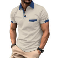Camisa Polo Para Hombre Verano Manga Corta Color Sólido Transpirable Suave Con Bolsillos Estilo Casual Basic Ligera - details 1