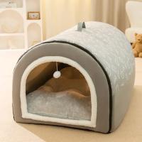 Casa De Perro Invierno Cama Caliente Desmontable Lavable Saco De Descanso Profundo Para Perros Medianos Y Grandes Algodón 100% Estilo Mecánico De Limpieza - details 1