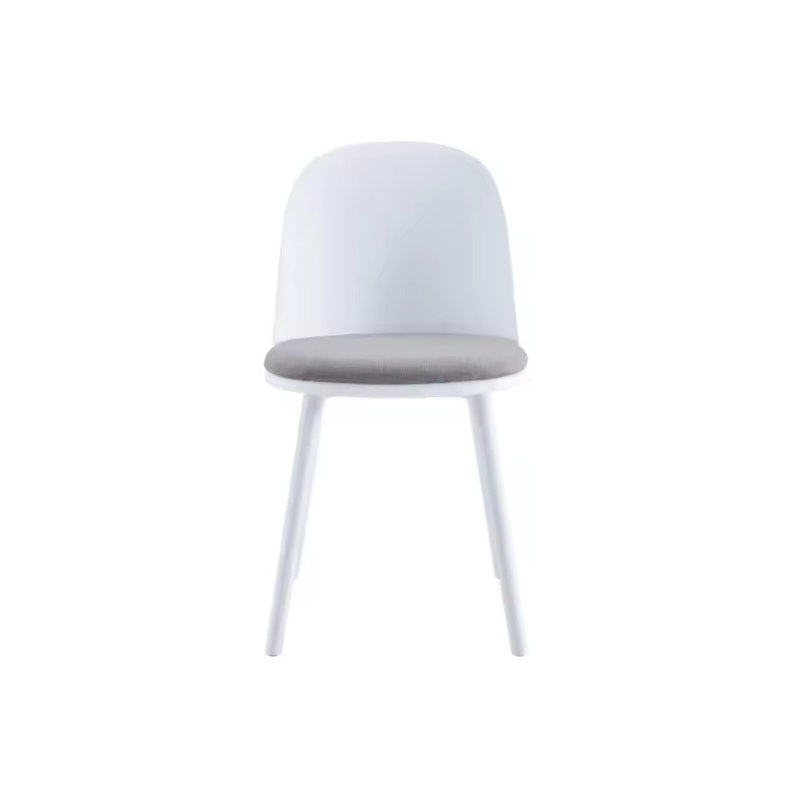 PACK DE 4 UNIDADES DE SILLA HAPPY BLANCO / TEX GRIS. PRECIO UNITARIO 67,87 € | ADC MUEBLECENTER | Envío Gratuito - 1