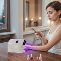 Secador De Uñas Profesional UV LED Con 36 Lámparas Incrustadas De Diamante Luz Táctil LCD Secado Rápido Para Todos Los Gel - details 1