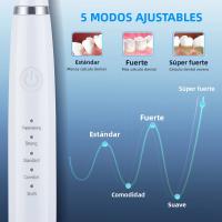 Limpia Dental Ultrasonica 6 En 1 Escáner De Dientes Eliminador De Calcafores Electro Cepillo De Dientes Limpiador De Placa Para Los Dientes - details 5