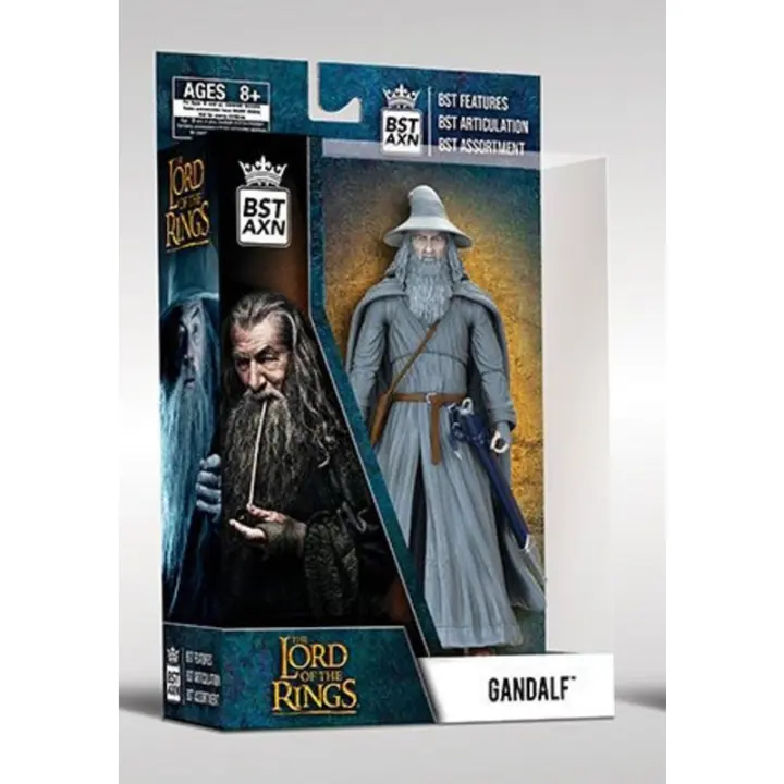 Figura de Acción BST AXN Gandalf LOTR El Señor de los Anillos 13cm Articulable Regalos Coleccionismo Regalos Coleccionista - 1