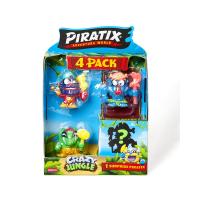 MAGIC BOX - FOUR PACK PIRATIX CRAZY JUNGLE - PIRATIX - CRAZY JUNGLE - NUEVA COLECCION - PRODUCTO OFICIAL - IDEAL PARA REGALAR - PARA NIÑOS Y NIÑAS - MR POPYE - details 0