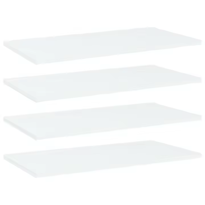 Estantes para estantería 4 uds contrachapada blanco 60x30x1,5cm - 1