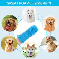 Cepillo De Dientes Para Perros De Silicona Suave Y No Tóxica Herramienta De Cuidado De Los Dientes Y Eliminación Del Aliento Malo Para Mascotas Universales - details 1