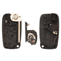 Carcasa De Llave Remota Jingyuqin Para Fiat Ducato Iveco Citroen Relay Peugeot Boxer 2006-2008 Con 2/3 Botones SIP22 Fob Abs+Metal - details 2