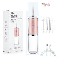 Limpia Dientes Eléctrica Portátil Aireador Dental Con 4 Jetas Máquina De Lavar La Boca Higiene Oral Recargable Para Adultos - details 0