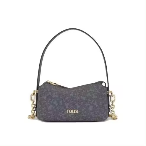 TOUS MINI BOLSO TOUS KAOS MINI LINES GRIS OSCURO 2002184048 - 1