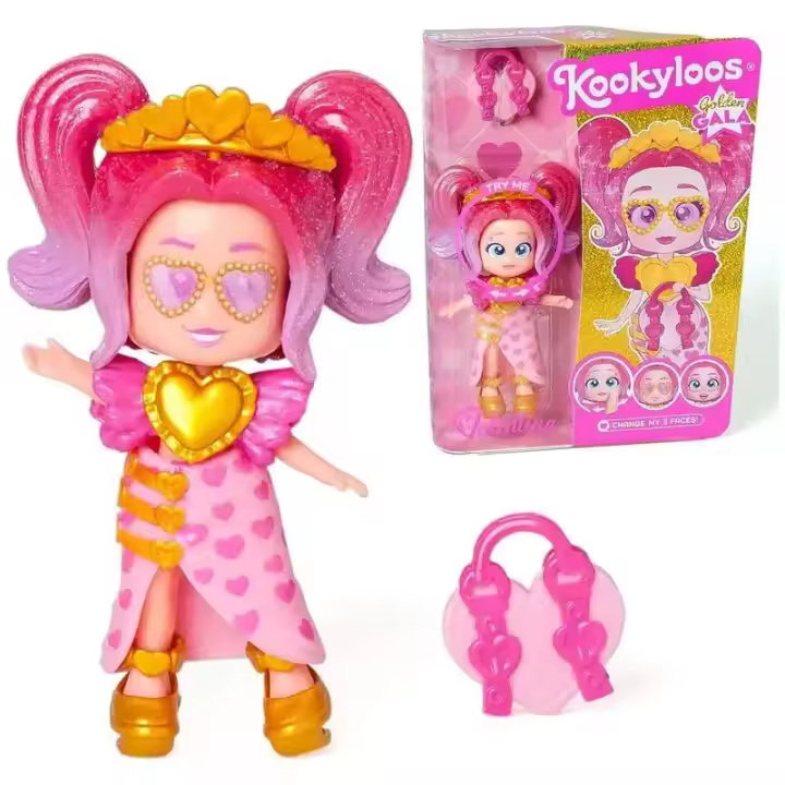 Muñeca Kookyloos Golden Gala Valentin con accesorios 35030 MAGIC - 1