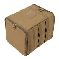 Bolsa De Almacenamiento Grande Para Camping Con Red Superior Y Bolsillo Organizador De Cocina Y Utensilios De Mesa Para Exteriores - details 31