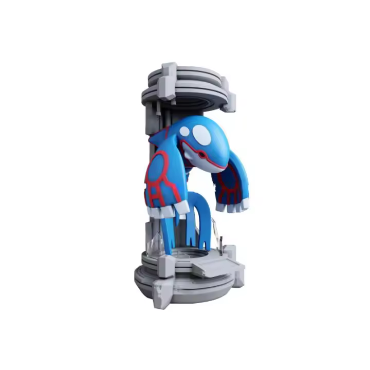Figura Kyogre en la Capsula impresa en 3d Figura Kyogre en la Capsula Pokemon   Impreso en 3d - 1