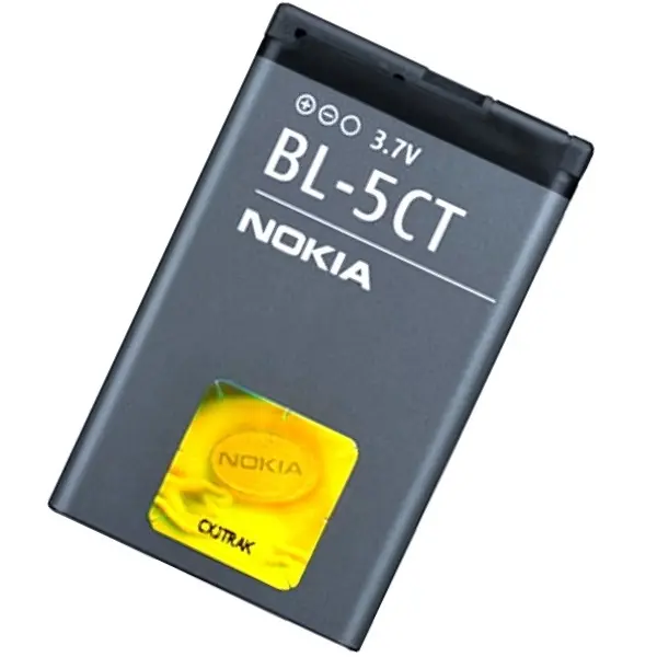 Batería Original Nokia BL-5CT para Nokia 3720 Classic, 5220 XpressMusic, 6303 classic, 6303i classic, 6730 classic, C3-01 Gold Edition, C3-01 Touch and Type, C5-00 5MP, C6-01 - 1