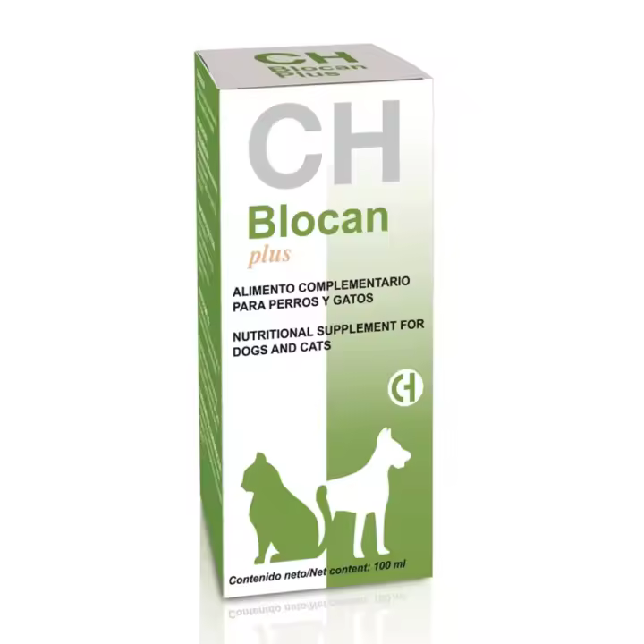 Blocan plus 100 ml suplemento digestivo con acción laxante suave y probiótica para perros y gatos Chemical Ibérica - 1