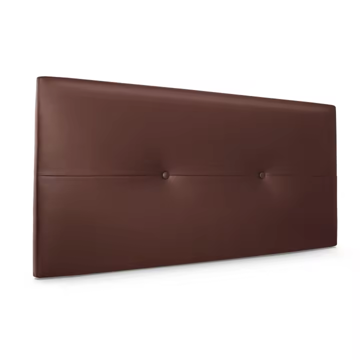 DHOME Cabecero de Polipiel o Tela AQUALINE Pro cabeceros Cabezal tapizado Cama Lujo (Chocolate Polipiel) - 1