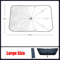 Parasol De Sol Para Coche Protector De Ventanas De Verano Resistente Al Agua Plástico Y Metal Tamaño Ajustable Para Pantalla Delanter - details 4