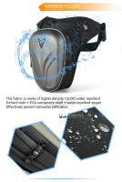 Bolsa Lateral Impermeable Para Motocicleta Moto Carrilera Casual Exterior Bolsa De Cinturón De Hombro Duro Para Motorbike - details 3