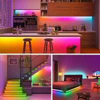 Tira De LED Neón RGBIC 1M 2M 3M 5M 10M 12V Impermeable Luz De Colores Completos Sincronización De Música Decoración Para Habitación De Juegos Y Sala De Estar - details 6