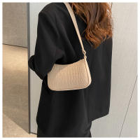 Bolso De Lujo Para Mujer Con Diseño De Axila En Piel De Goma Estilo Fashion Pequeño Cuadrado Con Cremallera Y Correa Cruzada - details 12
