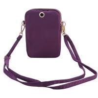 Bolso Mini Mujer Cruzado Con Cremallera Bolso De Hombro Multifuncional Vertical Monedero Móvil Negro Bolsos De Caminar - details 24