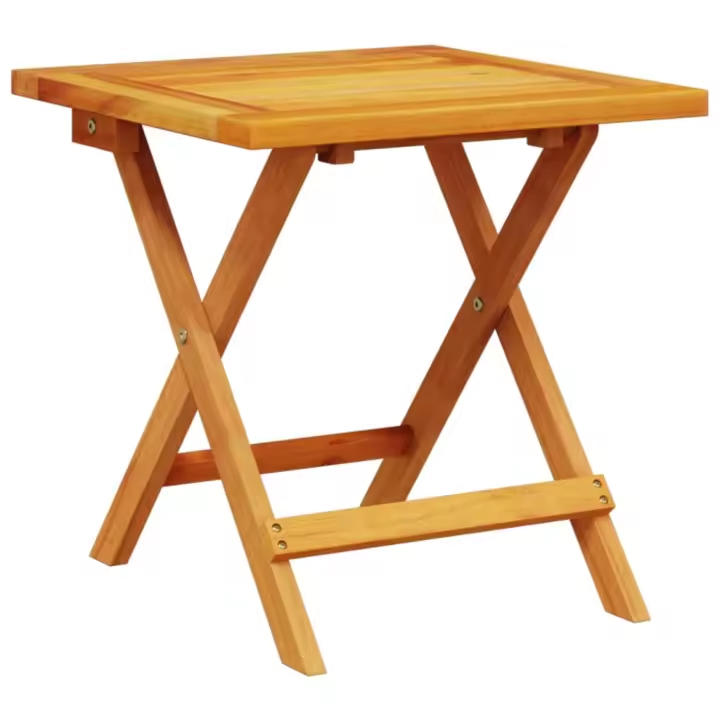 Mesa Auxiliar de Jardín Madera maciza de Acacia 40x40x40 cm - 1