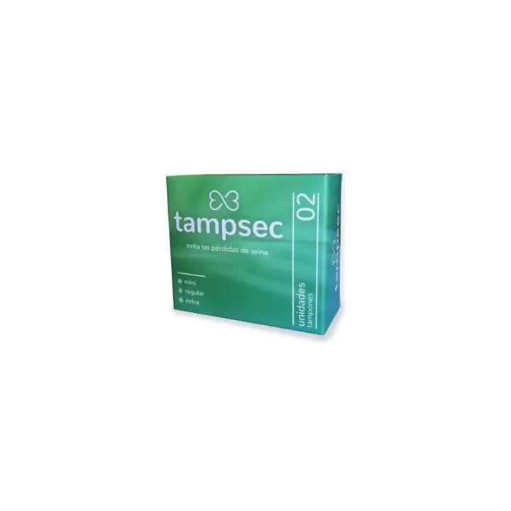 Tampsec - Tampón Extra 2Ud - Protección Máxima - Alta Absorción - Higiene Femenina - 1