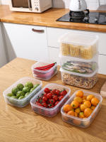 Caja De Almacenamiento De Alimentos Transparente Plástico Contenedor Para Cocina Apta Para Microondas Y Congelador Caja De Alimentos Con Función De Frescura - details 7