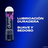 Durex, Perfect Connection Lubricante de Base Silicona, Lubricación Duradera, Adecuado también para Sexo Anal, PACK DE 2X50 ml - details 1