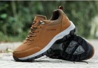 Zapatos De Senderismo Para Hombres Zapatillas De Montaña Botas De Escalada Respirables TPR Suela EVA Lona De Algodón Tamaño True Fit Para Otoño E Invierno - details 3
