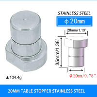 Tornillos De Banda De Acero Inoxidable Para Trabajar En Mesa 3/4 Pulgada Clavija De Perro Para Tabla Stopper MFT 19mm 20mm Herramienta De Carpintería - details 4