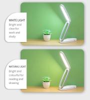 Lámpara De Escritorio LED Protección Ocular Luz Nocturna Cargable Plegable Toque Super Brillante Regulación Sin Pasos Fuentes De Alimentación USB - details 8